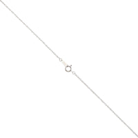 14K White Gold Diamond Heart Shaped Locket