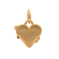 18K Yellow Gold Baby Heart Shaped Locket
