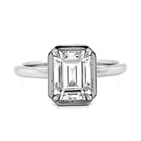 Platinum 4 Prong Engagement Ring Setting