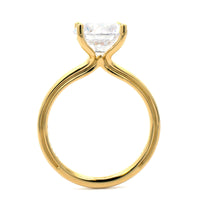 18K Yellow Gold 4 Prong Diamond Solitaire Engagement Ring Setting