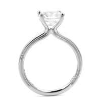18K White Gold 4 Prong Diamond Solitaire Engagement Ring Setting