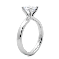 Platinum 4 Prong Diamond Solitaire Engagement Ring Setting