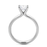 Platinum 4 Prong Diamond Solitaire Engagement Ring Setting