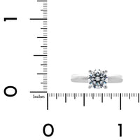 Platinum 4 Prong Diamond Solitaire Engagement Ring Setting
