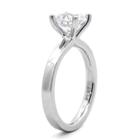 Platinum 4 Prong Diamond Solitaire Engagement Ring Setting