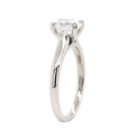 Platinum 4 Prong Cathedral Engagement Ring Setting