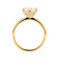 18K Yellow Gold 6 Prong Solitaire Engagement Ring Setting