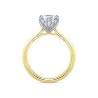18K Yellow Gold Classic Solitaire 6 Prong Engagement Ring Setting