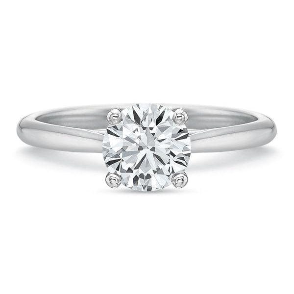 18K Yellow Gold Prong Solitaire Engagement Ring Setting