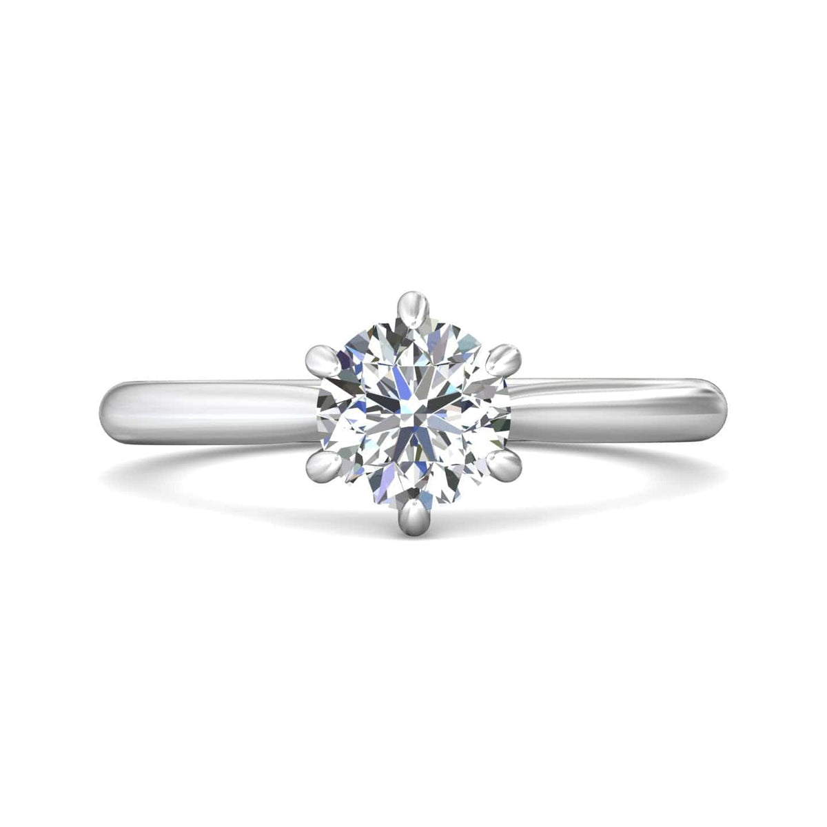 Platinum Prong Cathedral Engagement Ring Setting – Long's Jewelers