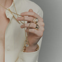Jade Ruzzo 18K Yellow Gold Gloria Chain Necklace