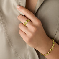 Marco Bicego Jaipur 18K Yellow Gold Peridot Ring
