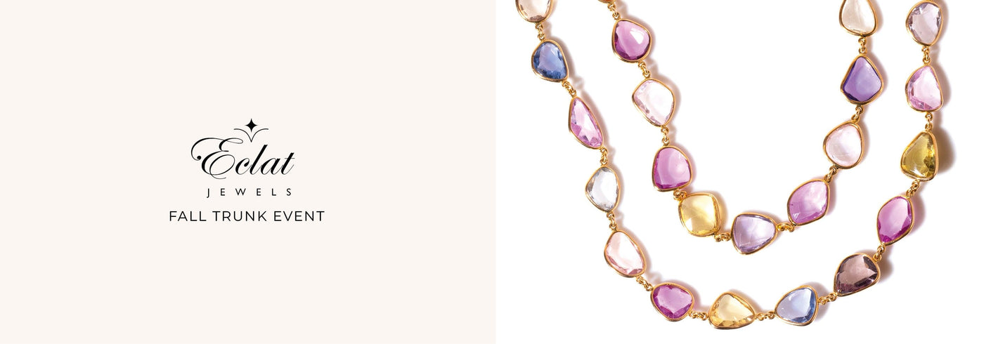 Multicolored Necklace and Eclat Fall Trunk Event
