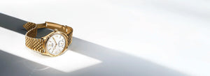 Rolex 1908 watch in yellow gold