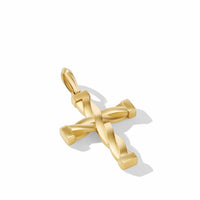 DY Helios Cross Pendant in 18K Yellow Gold