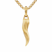 Cornicello Amulet 18K Yellow Gold, 30mm