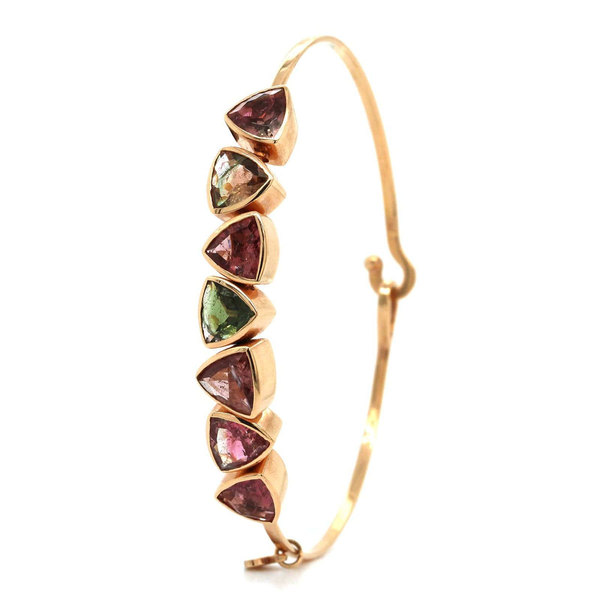 Christina Alexiou 18K Rose Gold Watermelon Tourmaline Bracelet
