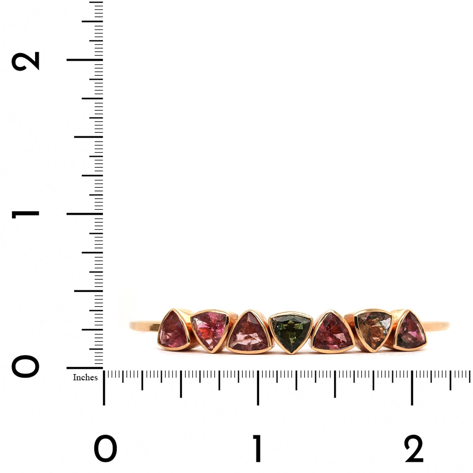 Christina Alexiou 18K Rose Gold Watermelon Tourmaline Bracelet