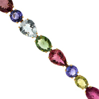 Christina Alexiou 18K Forever Multicolor Tourmaline and Tanzanite Bracelet