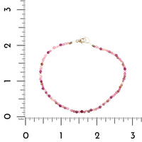 Sterling Silver Multi Gem Beaded Bracelet