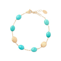 Marco Bicego 18K Yellow Gold Siviglia Turquoise Beaded Bracelet