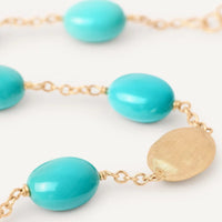 Marco Bicego 18K Yellow Gold Siviglia Turquoise Beaded Bracelet
