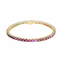 Emily P. Wheeler 18K Yellow Gold Ombre Sapphire Tennis Bracelet