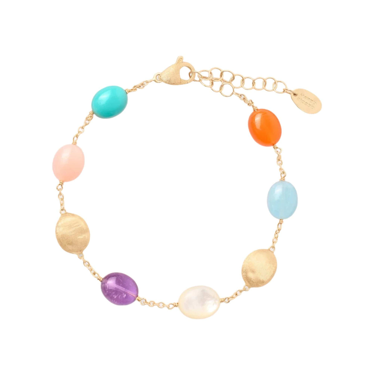 Marco Bicego Siviglia 18K Yellow Gold Multi Stone Bracelet