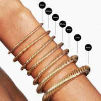 Renaissance® Cablespira® Bracelet in 18K Yellow Gold with Black Onyx and Tsavorite, 9mm