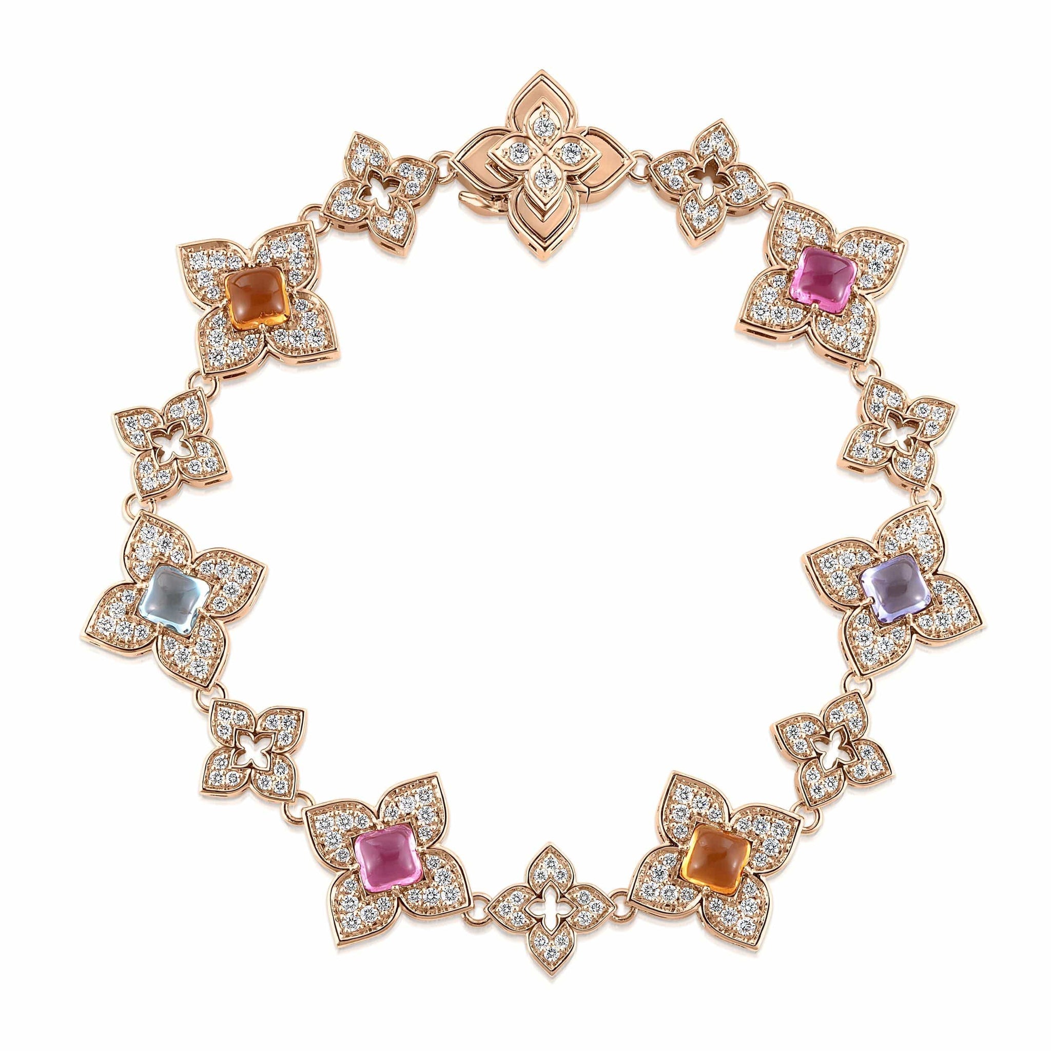 Roberto Coin 18K Rose Gold Carnivale Mixed Stone Bracelet