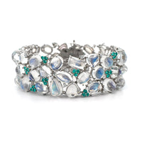 Oscar Heyman Platinum Multi Stone and Diamond Bracelet