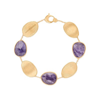 Marco Bicego Lunaria 18K Yellow Gold Charoite Bracelet