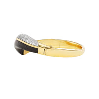 Emily P. Wheeler 18K Yellow and Black Gold Moana Diamond Wave Bracelet