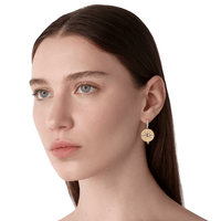 Temple St. Clair 18K Yellow Gold Sole Mandala Earrings
