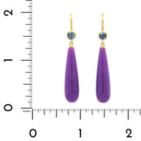 Mallary Marks 22K Yellow Gold Phosphosiderite Drop Earrings
