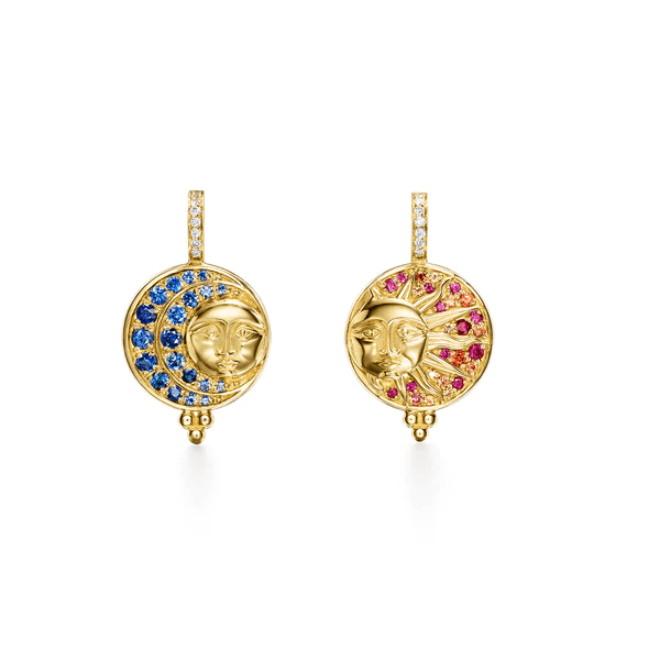 Temple St. Clair 18K Yellow Gold Eclipse Earrings
