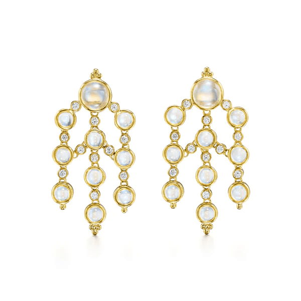 Temple St. Clair 18K Yellow Gold Galaxy Drop Earrings
