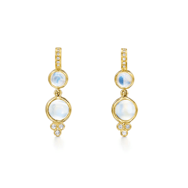 Temple St. Clair 18K Yellow Gold Mulan Drop Earrings