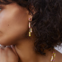 Emily P. Wheeler 18K Yellow Gold Groove Double Drop Earrings