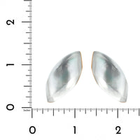 Vhernier 18K Rose Gold White Mother of Pearl and Rock Crystal Alandino Earrings