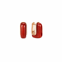 Fernando Jorge 18K Rose Gold Oblong Jasper Studs Earrings