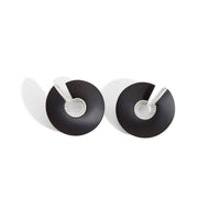 Vhernier 18K White Gold Diamond Verso Clip Earrings
