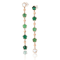 Pasquale Bruni 18K Rose Gold Figlia Dei Fiori Multi Gemstone Drop Earrings
