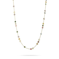 Marco Bicego Jaipur 18K Yellow Gold Multicolored Stone Necklace
