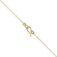 18K Yellow Gold Mother of Pearl Pendant