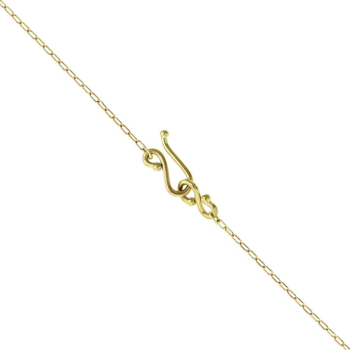 18K Yellow Gold Lapis Pendant