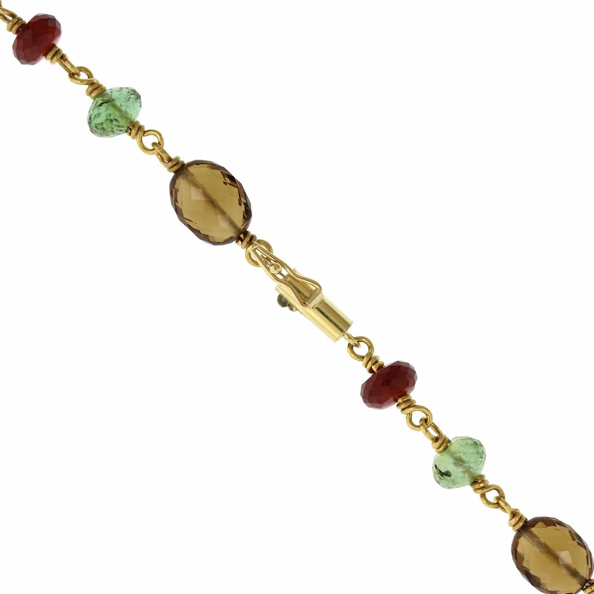 Mallary Marks 22K Yellow Gold Multi Stone Necklace