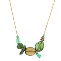 Mallary Marks 22K Yellow Gold Multi Stone Necklace