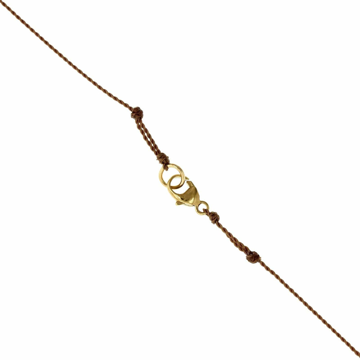 18K Yellow Gold Double Turquoise Pendant