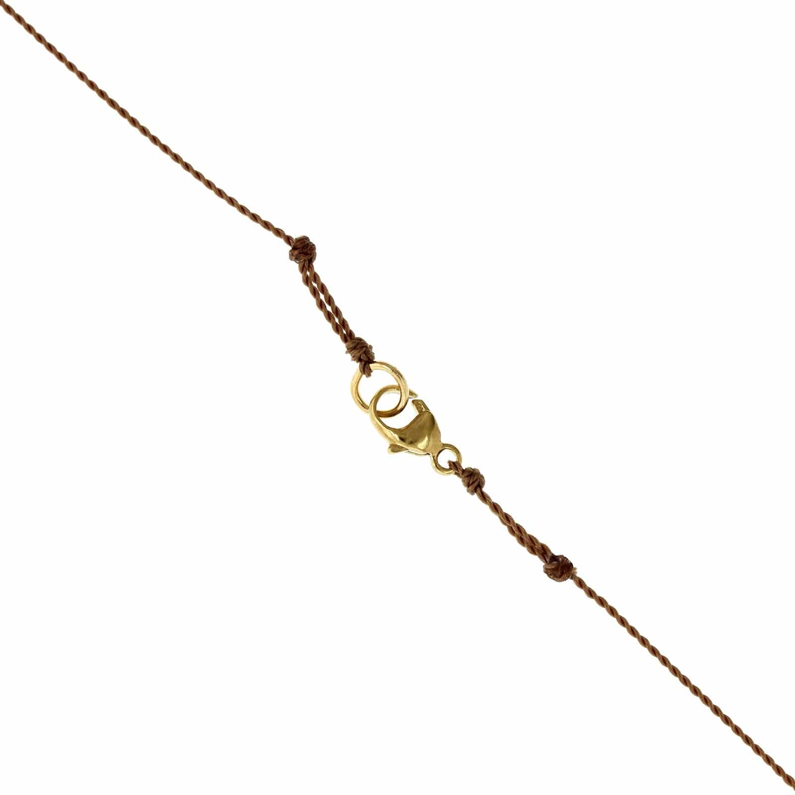 18K Yellow Gold Double Turquoise Pendant